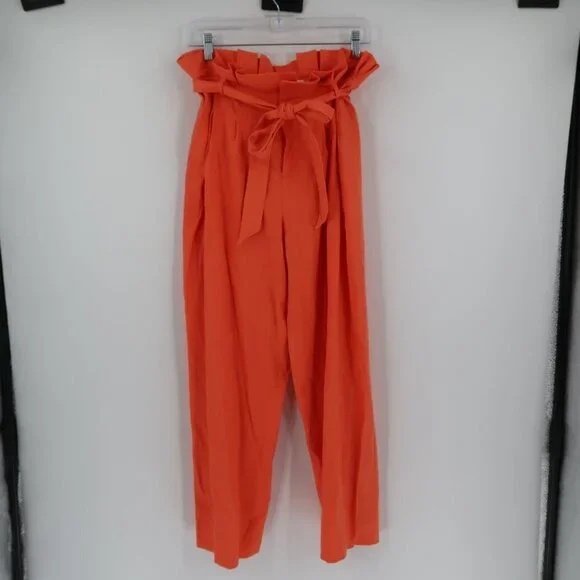 Alice Olivia Farrel Paper Bag Pant 6 - Picture 8 of 9